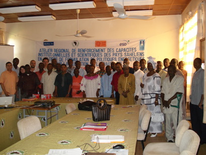 participants at training workshop